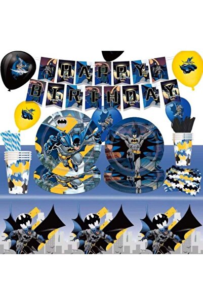 Generic Batman Birthday Supplies Batman party decoration & Supplies Batman Bi...