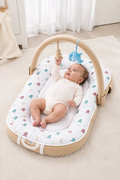 Babyhola Baby Yat Sit and Play Cushion Activity Pillow with Toys 524