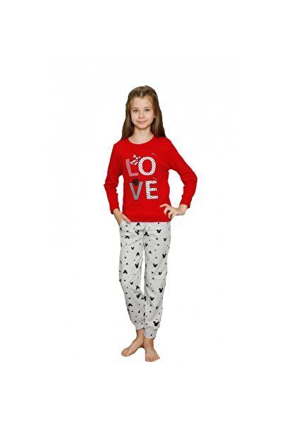 HAPPY TOUCH ΚΟΡΙΤΣΙΣΤΙΚΕΣ ΠΙΤΖΑΜΕΣ ΚΟΚΚΙΝΕΣ 8-16 "LOVE" 20212613K, Χρώμα ΚΟΚΚ...