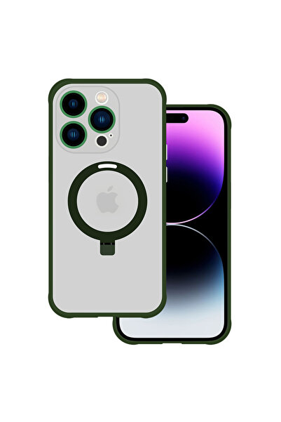 tel protect Μαγική Υβριδική Θήκη-Βάση Magsafe Πράσινη (iPhone 12 Pro Max)