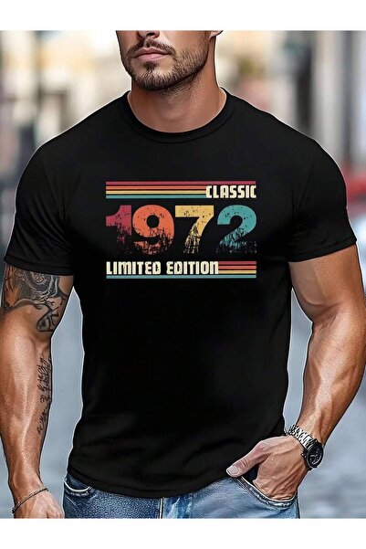 25W Men' Outdoor Caual Sport T-Shirt - Vintage 1972 Pattern T-Shirt, Soft Breathable Fabric, Claic Fit Summer Top, Machine Wahable, Perfect Gift Him/Her, Suitable For Everyday Wear And Themed