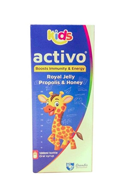Grandis Kids Activo Oral Syrup with Royal Jelly, Propolis & Honey, 100ml