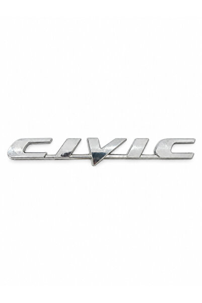 OTO SÜSLEN İSTANBUL Honda Civic Bagaj Yazısı Krom 3D Logo Amblem – Çift Taraf...