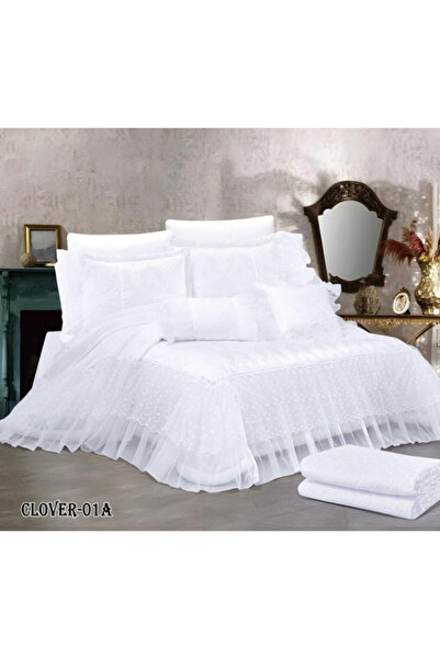 Generic Brand مفرش عرائس كلوفر 8ق كيس -F-25/260 - CLOVER-01