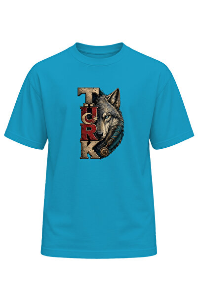 remonz Unisex Turkish Wolf Printed T-Shirt – Special Design T-Shirt with Turk...
