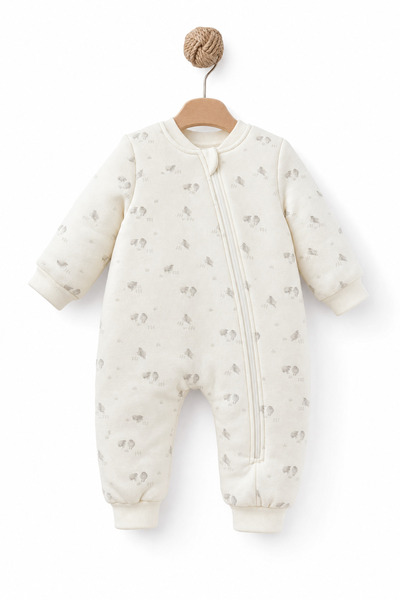 BabyCosy Organic Wear 100% Organic Cotton Unisex Sleeping Bag Lamb Patterned ...