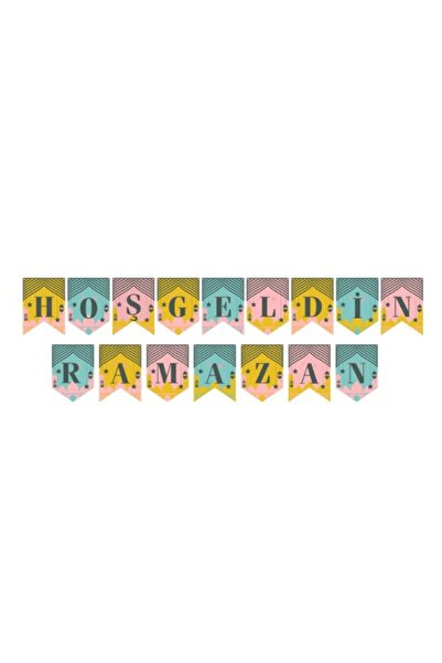 BTL OTOMOTİV Ramazan Renkli Banner Süs - Hoşgeldin Ramazan