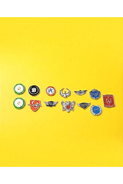 lina oto aksesuar 13 Metal Nuts with Emblem Tape Campaign