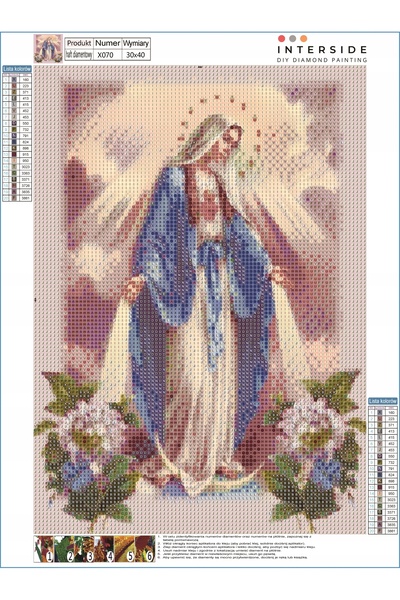 NO BRAND Broderie cu diamante Pictură cu diamante + RAMĂ