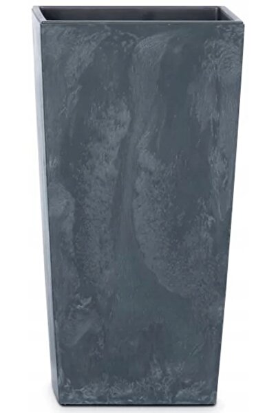 Prosperplast Ghiveci Urbi Square cu efect de beton DURS300E 30x30 h55 - Marengo