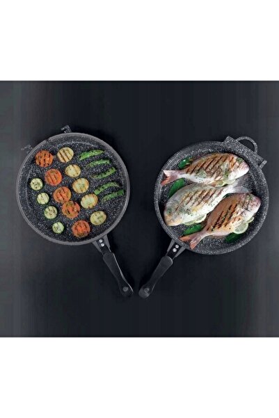 NO BRAND Tigaie grill antiaderentă Tognana de 30 cm
