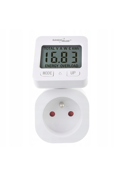 Greenbluespice 2x contor de consum energetic, wattmetru 3680 W