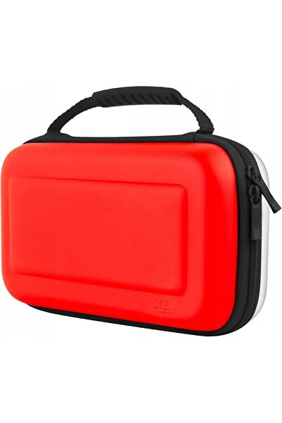 NO BRAND Husă Carry Case pentru consola Nintendo Switch OLED, roșie, rigidă, ...