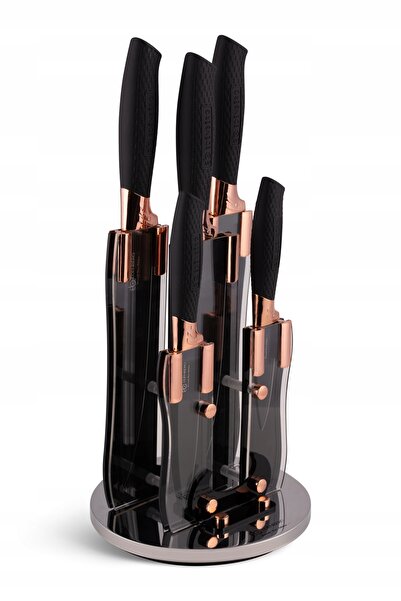 NO BRAND Set de cuțite elegante cu suport Edenberg 901stal, cu mâner moale