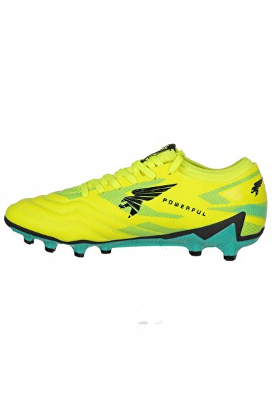 Joma Ghete de fotbal bărbătești puternice FG, galben fluorescent/turcoaz, măr...