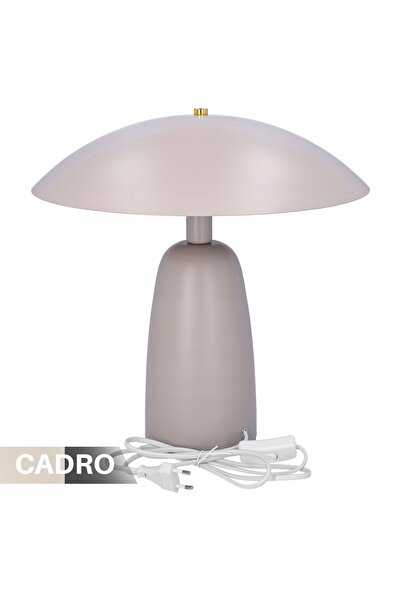 NO BRAND Lampă de noptieră cu abajur bej 36 cm pentru contact