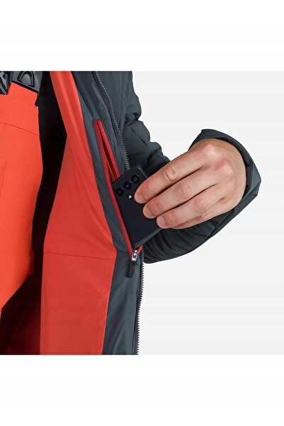 Rossignol Geacă de schi bărbați OPSIDE HOODIE WARM gri
