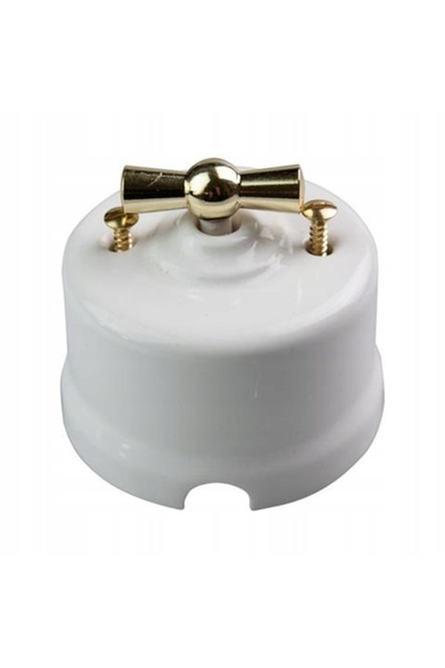 NO BRAND Comutator rotativ ceramic alb industrial tip loft