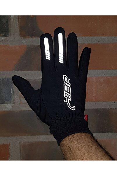 CHIBA Mănuși de iarnă Thermofleece Waterpro L Softshell Negru