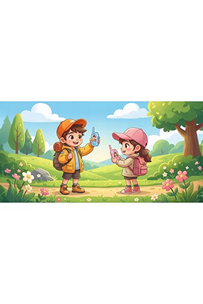 NO BRAND Walkie-talkie video Redleaf WT2 - albastru, roz
