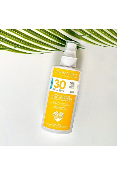 NO BRAND Spray de protecție solară alphanova sun bio filter 30 125g