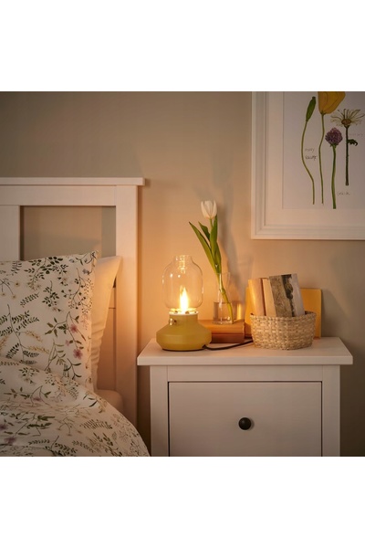 NO BRAND Lampă de masă IKEA TÄRNABY, reglabilă, galben închis, 25 cm