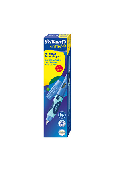Pelikan Stilou Griffix pentru stângaci, albastru