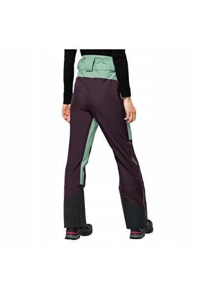 Jack Wolfskin Pantaloni de schi pentru femei Alpspitze 3L verzi 1115211 42