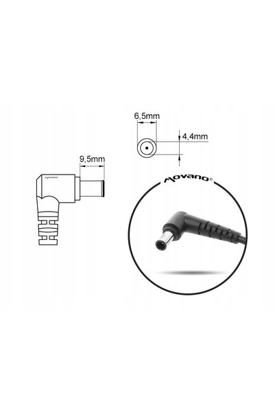 NO BRAND Alimentator Movano 19V 5.79A (6.5x4.4 mm) 110W pentru LG