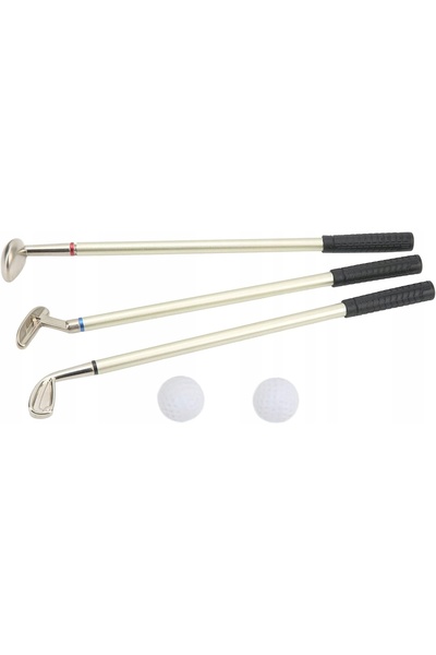 NO BRAND Set de pixuri golfist 3 piese, set cadou pentru fanii golfului, cadou