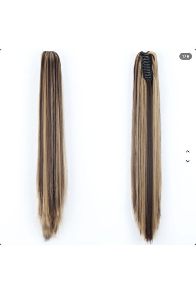 hair Set 2 x Coada de Par cu Cleste 70cm - Saten suvitat cu Blond #4H27