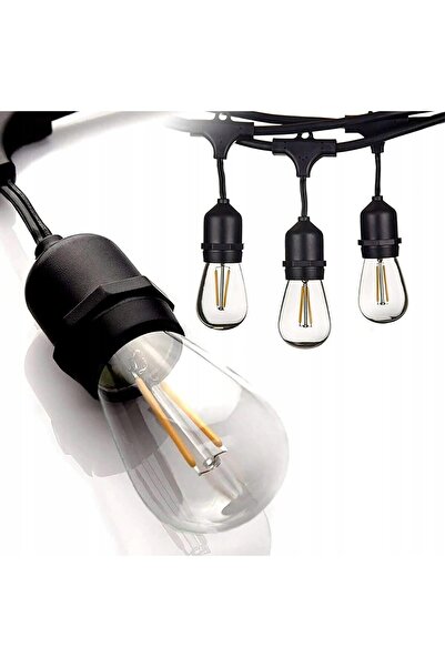 Ledlux Ghirlandă luminoasă LED de grădină, 20 de becuri, impermeabilă