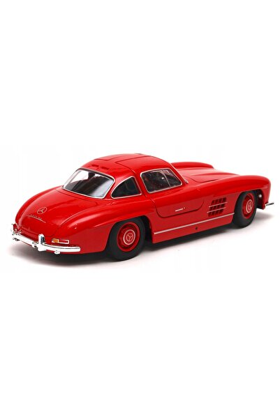 WELLY MERCEDES-BENZ 300 SL 300SL GULLWING ROȘU 1:24 NOU METAL 24064