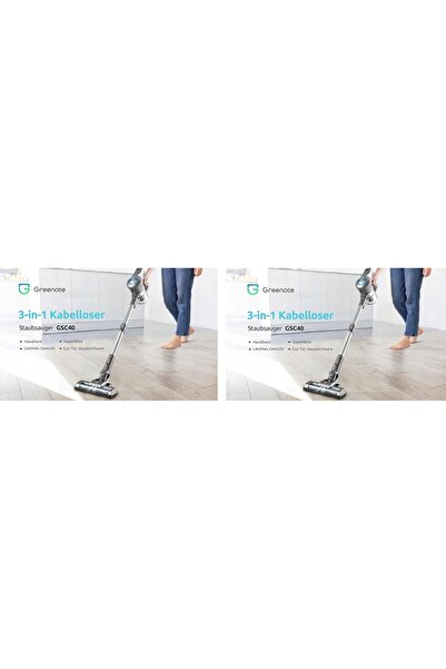 NO BRAND Aspirator vertical fără fir ușor Greenote cu lumini LED 6 în 1