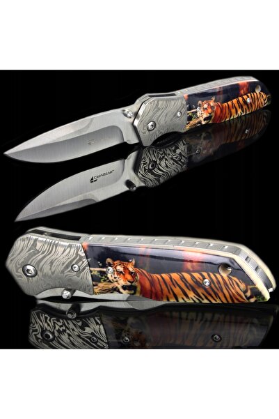 NO BRAND Cuțit pliabil de vânătoare CRYSTAL TYGRYS Tiger NS62
