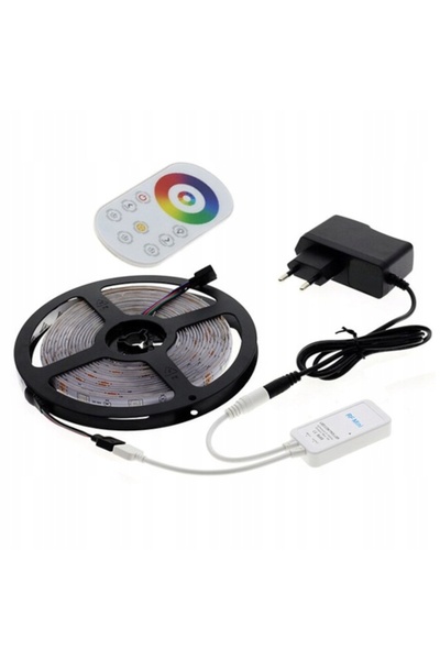 NO BRAND KIT Bandă LED 90 LED-uri RGB 3m Controlată prin radio cu senzor tactil
