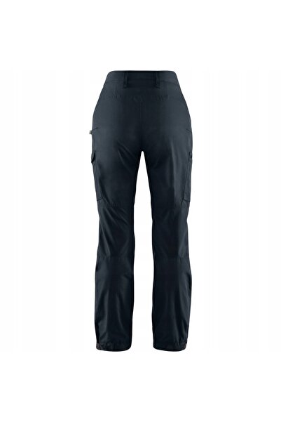 Fjällräven Pantaloni Fjallraven Kaipak Curved de damă - bleumarin închis 40 (L)