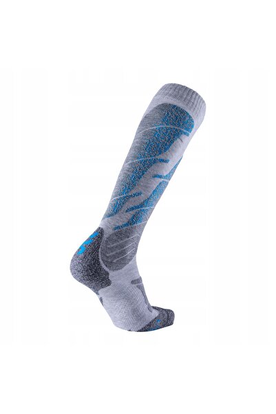 NO BRAND Șosete de schi UYN Ski All Mountain - gri deschis melanj/azur 39-41