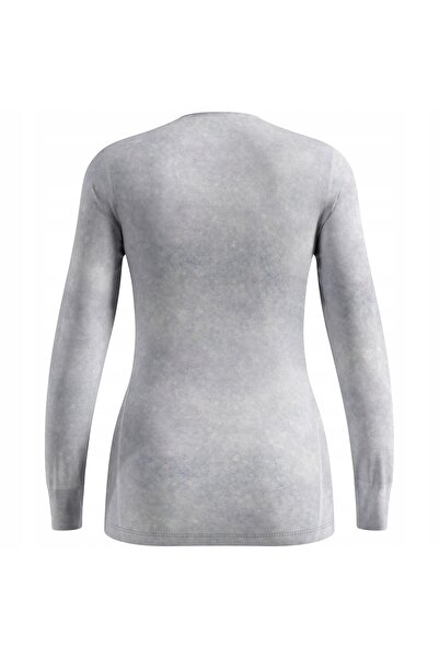 Odlo Active Warm X Pow BL Top CN L/S Bluză termică de damă - gri S