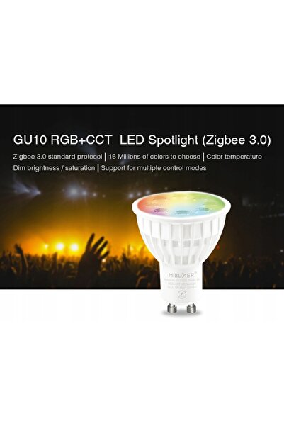 NO BRAND Bec LED GU10 RGB+CCT 4W FUT103z ZigBee MiLight