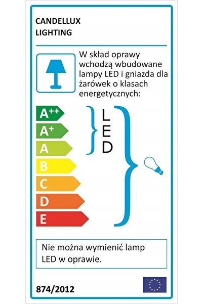 NO BRAND Aplică de perete candellux AMBROSIA 21-33864 crom