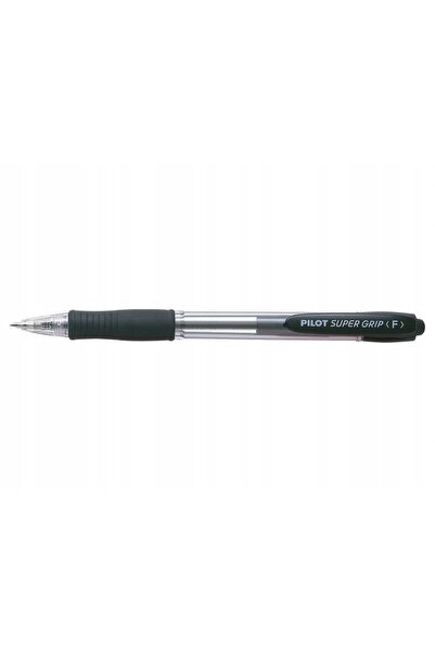 NO BRAND Pix negru automat Pilot Super grip, 0.7mm, x 8 bucăți