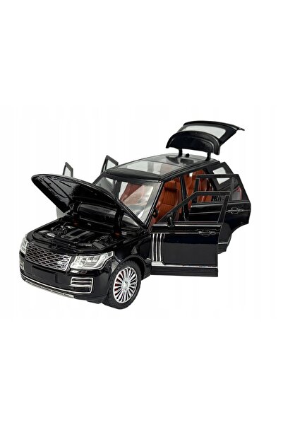 NO BRAND CHE ZHI LAND ROVER RANGE ROVER NEGRU 1:24 MAȘINĂ NOUĂ CU LUMINI ȘI S...