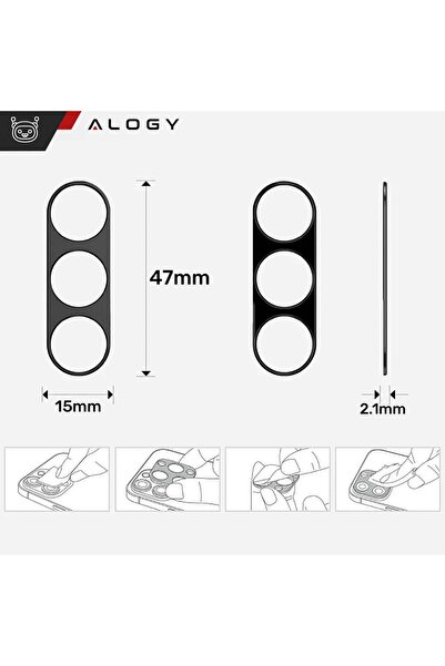 NO BRAND Husă metalică pentru Samsung Galaxy S24, protecție pentru lentila ca...