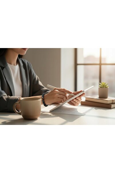 NO BRAND Brățară bărbătească lavă Ochi de Tigru 19-21 cm