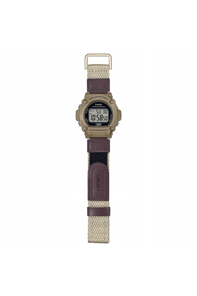 Casio Ceas digital pentru tineret W-219HB-5AV cu iluminare de fundal, cronome...