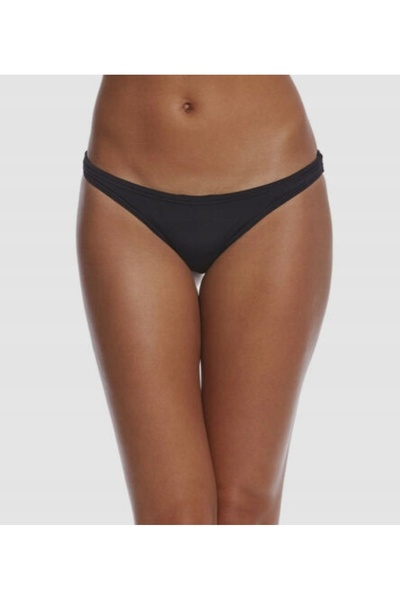TYR Slip de bikini micro uni pentru femei, negru-roșu M
