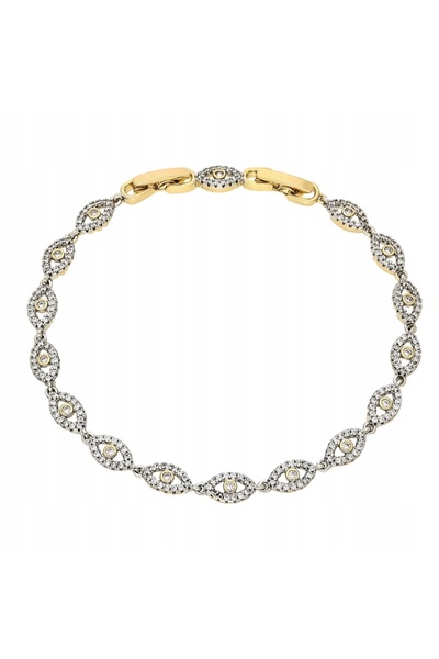 NO BRAND Brățara aurită Luxury – Eleganță și strălucirea zirconilor
