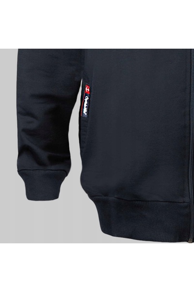 NO BRAND Hanorac sport pentru bărbați, cu nasturi, de culoare bleumarin, Capt...