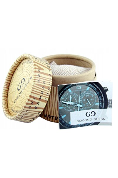 NO BRAND Ceas din lemn pentru bărbați, design GIACOMO GD08103